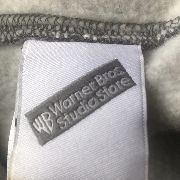 Warner Bros Looney Tunes Embroidered Hooded M/L Sweatshirt - Picture 7 of 8